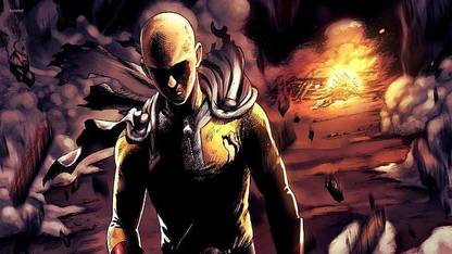 Anime One Punch Man Lord Boros One Punch Man Saitama One Punch Man Poster Paper Print