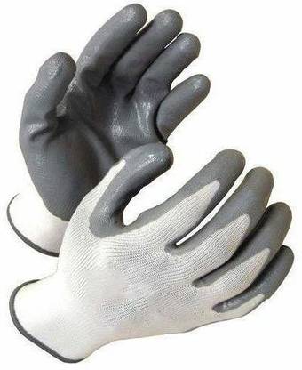 Safetify Mallcom MFKB Medium Full Nitrile Safety Gloves (12 Pairs), Size 9 Nitrile  Safety Gloves
