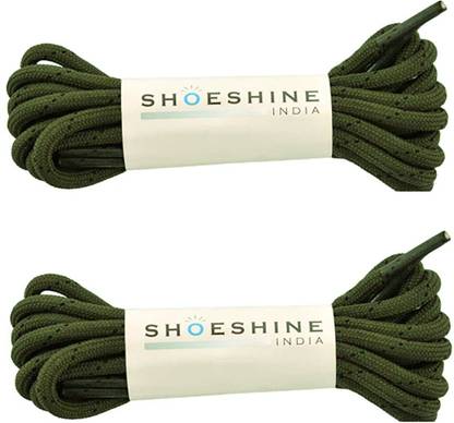 SHOESHINE Round Boot Lace Casual Hiking Shoelace 180cm 4mm Army Shoe Lace