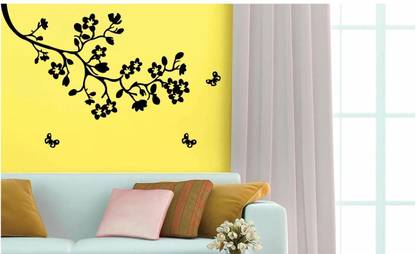 UD Unique Decor Highlight Pink Designer Wall Stencil Reusable Wall Painting Stencil for Home / Office Decoration Wall Stencil Stencil