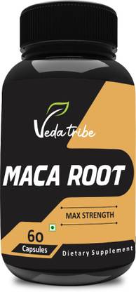 Veda tribe Maca Root Capsules for men & women 100% Pure Non-GMO Supports Reproductive Health