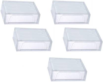 JSMSH New Transparent Safe Visiting/Business Name Card Box 100 Card Holder
