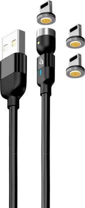 Armilo Lightning Cable 1 m V3 Magnetic Charging Cable with Data Sync & Fast Charging Support,