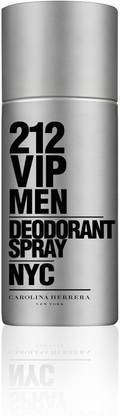 CAROLINA HERRERA 212 VIP Men Deodorant 150ml Deodorant Spray  -  For Men