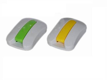 Marvino Plastic Medium Hidden Hooks (Multicolor, Pack of 2) Wall Hooks/Key Holder/Hidden Hook Door Hanger
