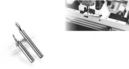 Trovoko Aluminum cutting tools TSFEA6608 HSS Single Flute Endmill for Aluminum with Shank 8mm TL 60mm Diameter 6mm HSS Single Flute Endmill for Aluminum