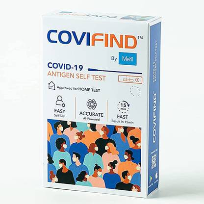 CoviFind Covid-19 Rapid Antigen Test Kit- ICMR Approved Covid Test Kit for Home Use Antigen Self Test Kit
