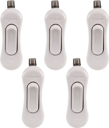 CONA 1451 Gold Hanging Bed Switch 6A/240V|Electric Switches|One Way Hanging Switch for Home, Office, Shop,etc 6 A One Way Electrical Switch