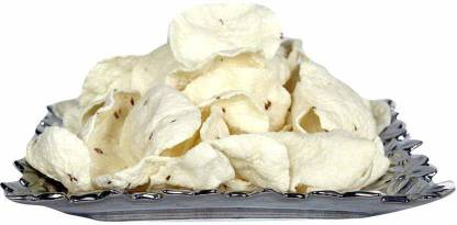 CHATOKDE Fryums Small Rice Papad Snack Chips Ready to Fry Fryums [200 g] Fryums