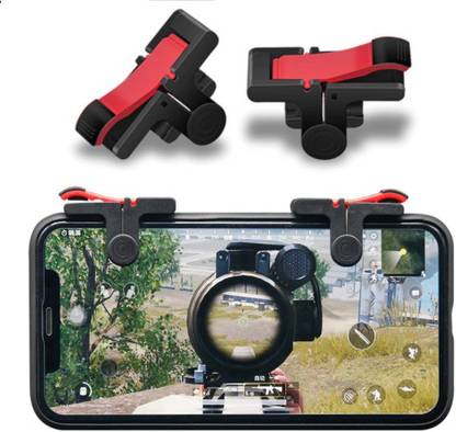 blue seed BBD-D9 Portable PUBG Game Controller Gamepad Mobile Phone L1 R1 Trigger Shooting Aim Key Button Gamepad Joystick For IOS  Gaming Accessory Kit