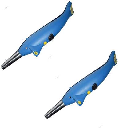 Shivay Store Spark Gas Lighter with LED Torch for Kitchen Combo Set - (Pack of 2) Plastic Electronic Gas Lighter