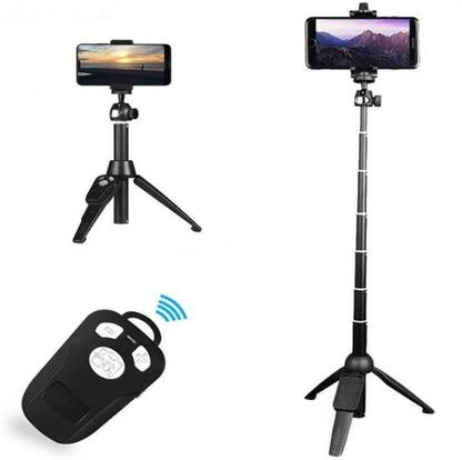 AFFENDS Portable Digital Camera Mobile Stand Tripod, Extndable Selfie Stick with Wireless Remote Mobile Holder beauty ring fill light , photography umbrella ,selfie video recording Tik Tok Youtube Video Maker Stand 2.1 Meters Aluminum 360 Rotatable Tripod, 3 Axis Gimbal for Camera, Mobile