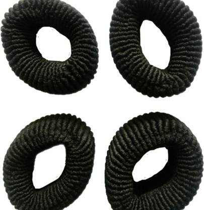 Disbas Women Black Rubber band easy use for Ponytail Rubber Band