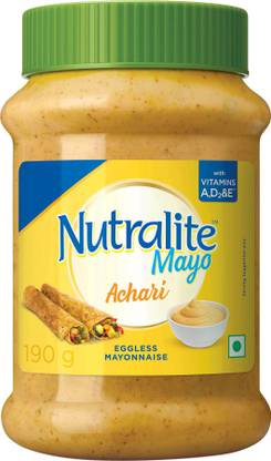 Nutralite Achari Eggless Mayonnaise| With Vitamin A, D2 & E