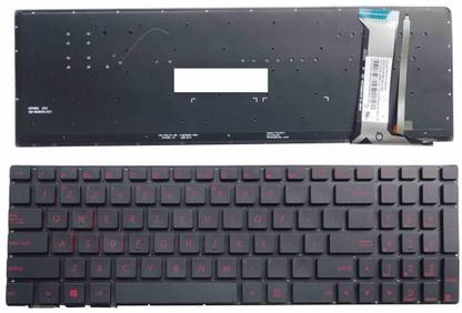 TechSonic Keyboard For Asus GL552 Internal Laptop-size Laptop Keyboard Compatible with Desktop, Laptop, Mac