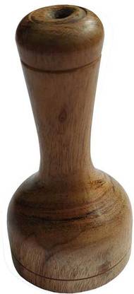 Tistook Kitchen Wooden Hand Masher for Dal or Lassi Ghotni Paratha Sekni Handmade Non-Stick Potato/Vegetable/Pav Bhaji Wood Masher