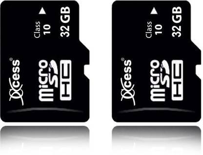 XCCESS 32GB Sd Card Xccess 32GB SD Card 32 GB MicroSD Card Class 10 80 MB/s  Memory Card Compatible with Mobile, Tablet, Computer, Camera