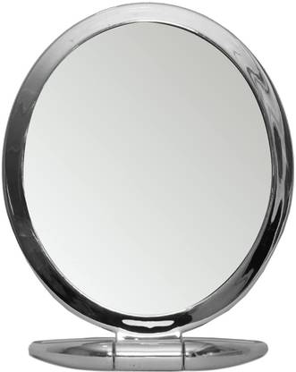 bandhan 2 Way Magnifying Handle Mirror for Make Up and Grooming Magnifying Mirror