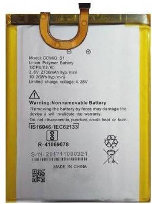 Wildfab Mobile Battery For  Comio S1