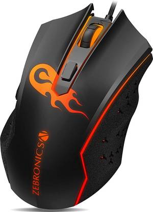 Zebronics Zeb - clash Wired Optical  Gaming Mouse
