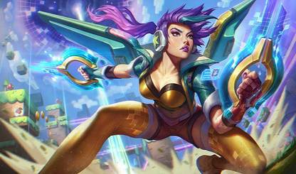 Arcade Arcade Skins Kaisa League Of Legends Kai Sa (Video Game) Poster Paper Print