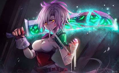 Video Game Overwatch Pink Hair Riven League Of Legends Matte Finish Poster Photographic Paper