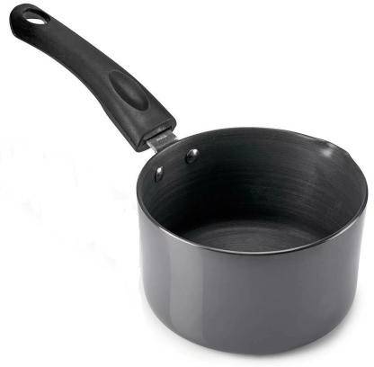 RBGIIT BK_6 Hard Anodized Non Stick Sauce Pan Set/Tea Pan For Kitchen/Tea Maker/Milk Pan/Pot and Pan Set/Bhagona/Patila/Water Boiler/Non Stick Tea Pan/Tea Patila Sauce Pan 16 cm diameter 1.5 L capacity Saucepan with Bakelite Handle Non-Stick Coated Cookware Set