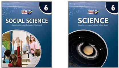 Full Marks DAV Class 6 Science + Social Science Guide ( SET OF 2 BOOKS) New