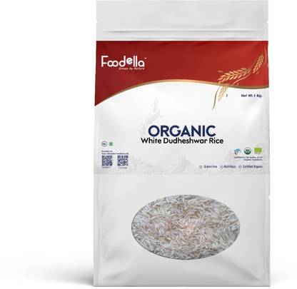 FOODELLA White  Dudheshwar Rice Dudheshwar Rice (Medium Grain, Polished)