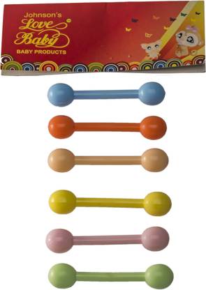 LOVE BABY Baby Teether Pk of 6 Teether