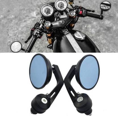 DvineAutoFashionZ Manual Rear View Mirror, Passenger Side, Driver Side For Universal For Bike Standard 350 Twin Spark, Super Splendor, Thunderbird 350, Universal For Bike