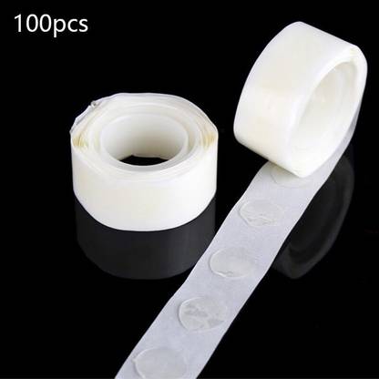 JAMBOREE 100 Point Balloon Accessories Round Stickers for Attaching Balloons to Ceiling or Wall Balloon Stickers for Wedding Birthday Party Decoration