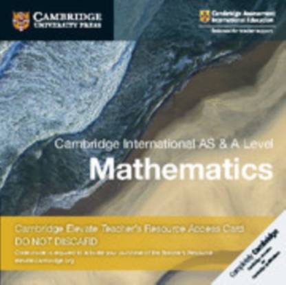 Cambridge International AS & A Level Mathematics Cambridge Elevate Teacher's Resource Access Card [Printed Access Code] Fletcher, Julia, Dorsett, Elaine and Nye, Colin
