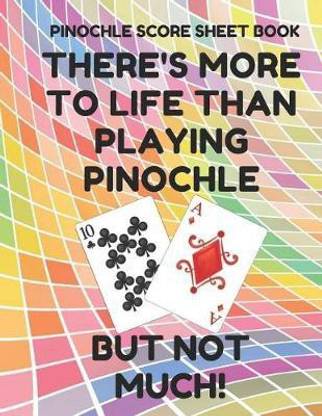 Pinochle Score Sheet Book