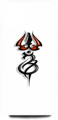Rishabh Exports Back Cover for OPPO A15s-CPH2179-Shiv ji Bholenath logo printed back case