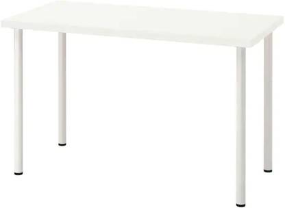 VARNA IKEA Table for Multipurpose/Desk/Workstation/Computer Table, ( 100_x_60_White) Engineered Wood Computer Desk