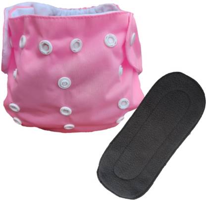 Khatola Enterprises Reusable & Washable Baby Cloth Diaper with snap buttons closer, size adjustments Babies and Toddlers (3 Months to 2 years)