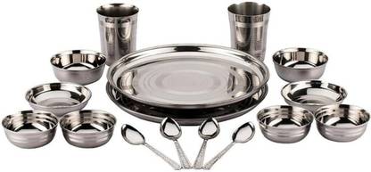 Flipkart SmartBuy Pack of 16 Stainless Steel Dinner Set