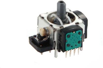 BVG Replacement 4 Pin 3D Analog Joystick For PS3 (Green, For PS3)  Gaming Accessory Kit