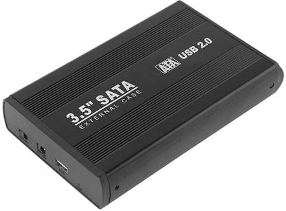 REC Trade External 3.5 inch hard Drive Enclosure USB 2.0 to SATA Mobile Disk Box 3.5 inch Shock Resistant External Hard Drive Case