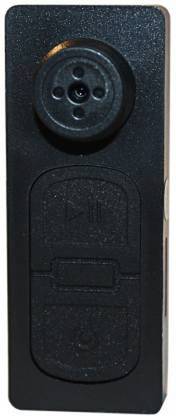 SATTOBISION Pocket Button Hidden Spy Video Camera with Motion Detection 1280x480p HD Recording Security Camera