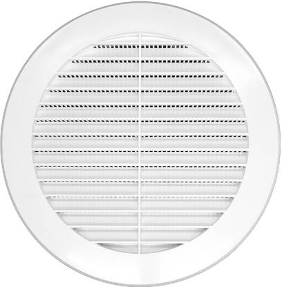 OICOTA Circle Cowl Air Vent Grille Cover Ducting |White, 6 Inch For Hose Pipe