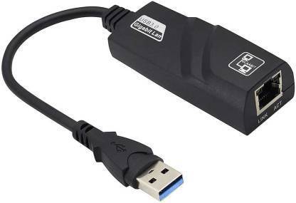 dhriyag USB 3.0 to Ethernet Adapter, Driver Free 10/100/1000 Mbps Network RJ45 LAN Wired Gigabit Ethernet Adapter for Windows 10, 8.1, 7, XP, Linux, Mac OS, Chrome OS Lan Adapter