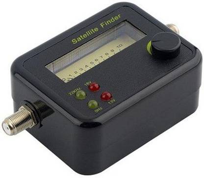 PAC SF-12 Satellite Finder Signal Pointer DB Meter Dish Antenna Receiver Gain Measuring Instrument Tool for Digital TV Free To Air DTH Any Dish HD HDTV LNB DIRECT TV Networking Tool 13-18V DC 4 LED DBC Non-magnetic Electronic Level (10 cm) Non-magnetic Electronic Level