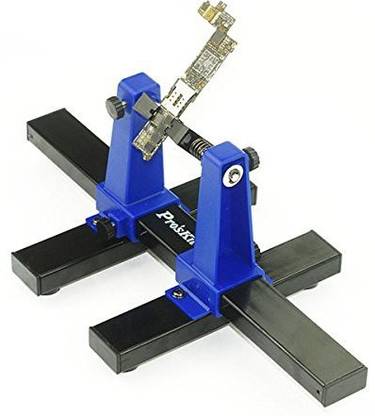 A&S TOOLSHOP Adjustable Soldering Clamp Holder 360 Degree Rotation Fixture Holder Printed Circuit Board Jig For Soldering Repair Lever Tool (10 cm) Lever Tool