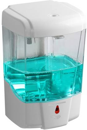 Pristine Collection Automatic Soap Dispenser Wall Mount, Touchless Hand Sanitizer Dispenser 700ml Infrared Motion Sensing Smart Soap Dispenser. for Home, Office, Restaurants - Transparent White 700 ml Liquid Dispenser