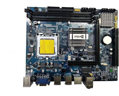 Enter ENTERG41 LGA 775Socket Micro-ATX Intel G41 Chipset DDR3 Motherboard for Desktop