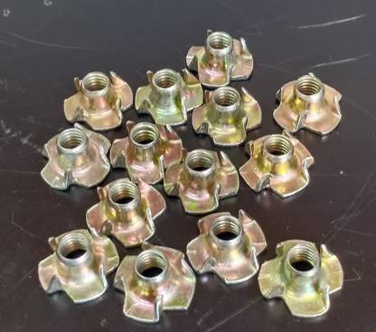 Hardware Nut Cross Nut (T Nut or Tee Nuts) (10 Pcs) 8 mm
