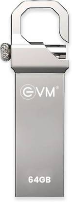 EVM 64GB ENSTORE DRIVE USB 2.0 (PENDRIVE) 64 GB Pen Drive Compatible with Audio Player, Desktop Computer, Gaming Console, Laptop, Mobile, Netbook, Tablet, Television USB 2.0 Metal Case