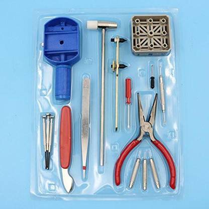 A&S TOOLSHOP Wrist Strap Adjust Steel Tool Kit -Set Combination Screwdriver Set